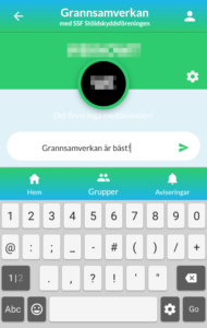 Grannsamverkans appen - instruktioner