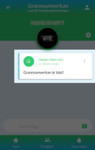 Grannsamverkans appen - instruktioner