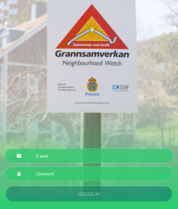 Grannsamverkans appen - instruktioner