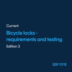 Bicycle locks Requirements and testing - SSF 011 ed. 3