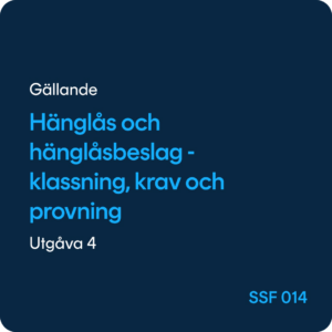 Hänglås och hänglåsbeslag, SSF 014