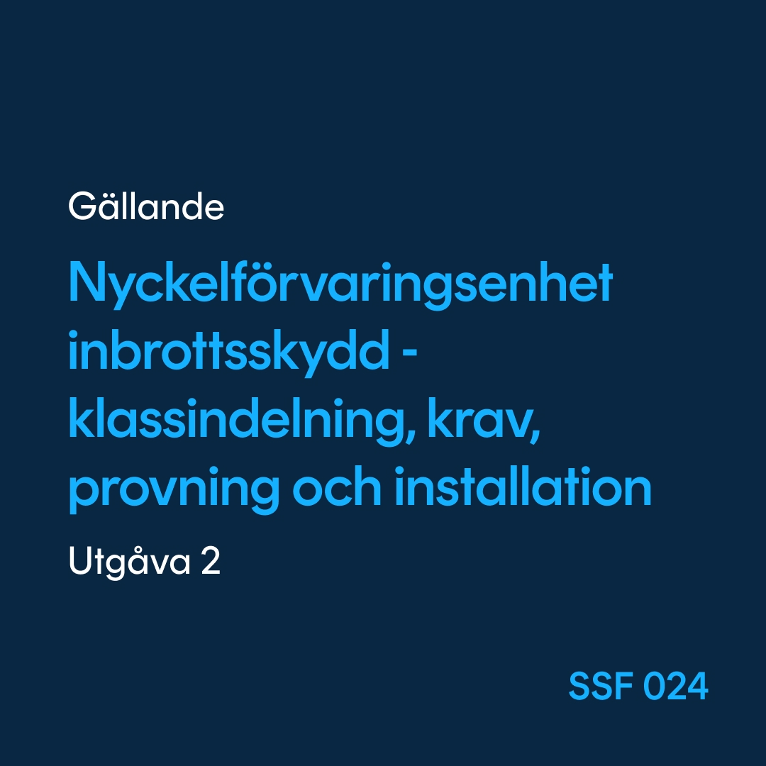 SSF 024 Nyckelförvaringsenhet, SSF 024