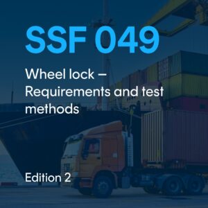 SSF 049 Edition. 2 – Wheel lock – Requirements and test methods