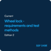 Wheel lock Requirements and test methods - SSF 049 ed. 2
