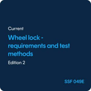 Wheel lock Requirements and test methods - SSF 049 ed. 2