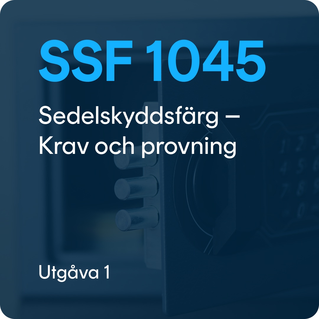 SSF 1045 SSF 1045 utg. 1 - Sedelskyddsfärg - Krav och provning