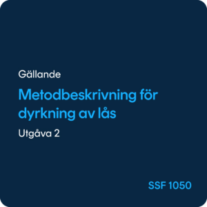 Metodbeskrivning för dyrkning, SSF 1050