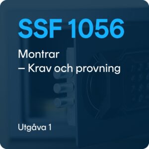 SSF 1056 utg. 1 – Montrar – Krav och provning