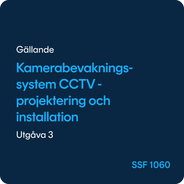 SSF 1060 Kamerabevakningssystem CCTV, SSF 1060