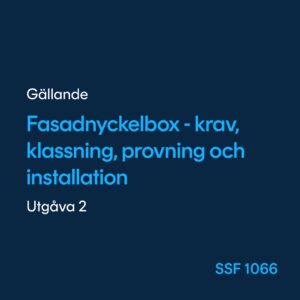 Fasadnyckeltub SSF 1066