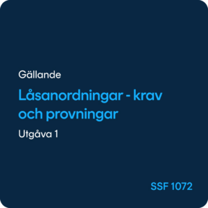 Låsanordningar, SSF 1072