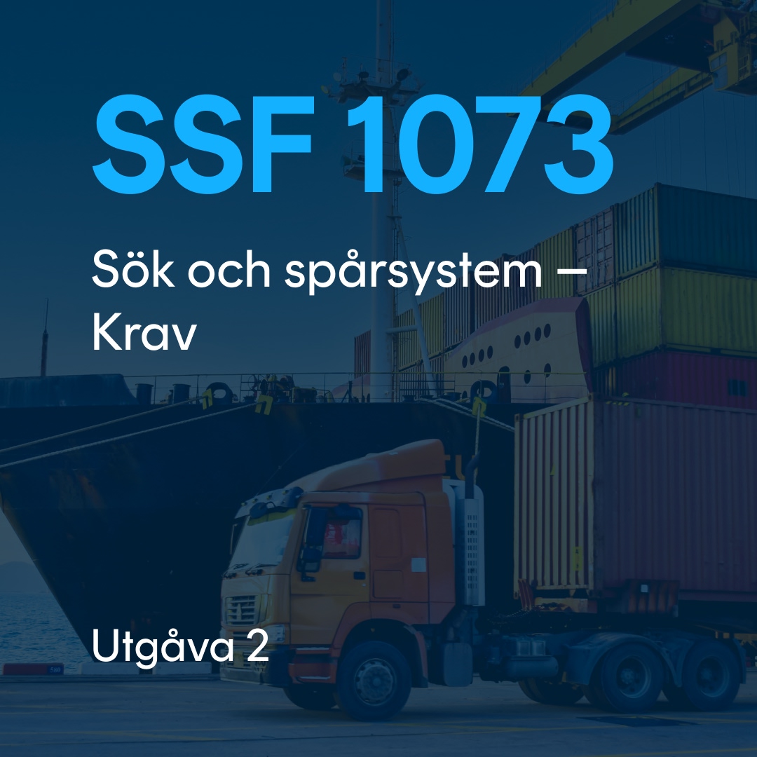 SSF 1073 SSF 1073 utg. 2 Sök och spårsystem - Krav