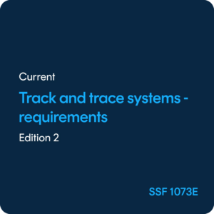 Track and trace systems Requirements - SSF 1073 ed. 2