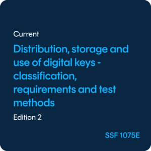 Distribution, storage and use of digital keys - SSF 1075 ed. 2