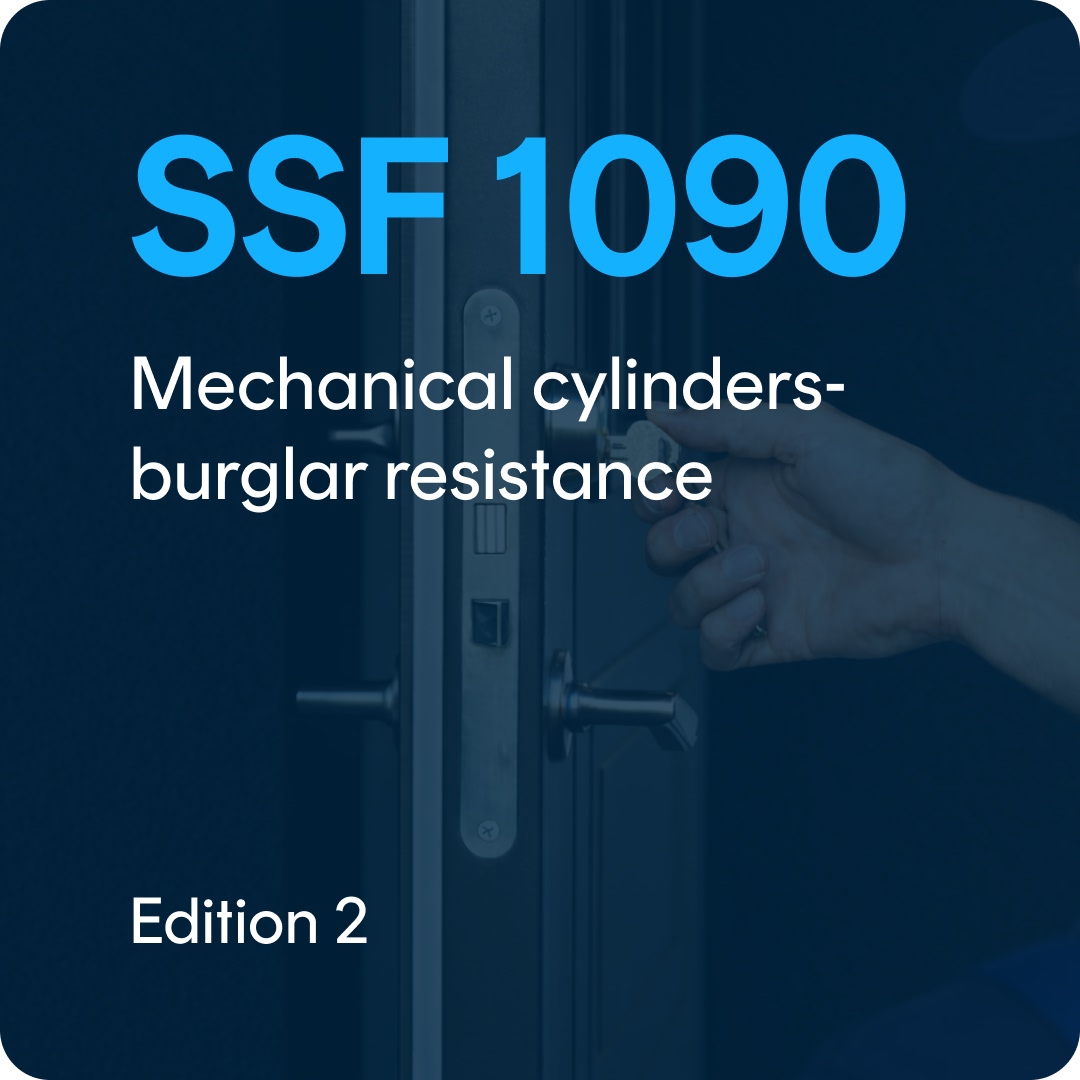 SSF 1090-eng SSF 1090 edition. 2 - Mechanical cylinders-burglar resistance