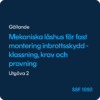 SSF 1092 Mekaniska låshus, SSF 1092
