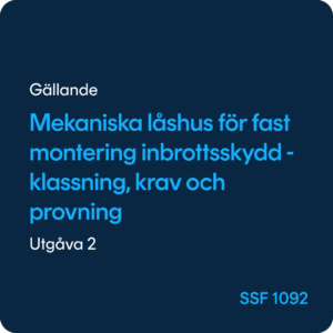 Mekaniska låshus, SSF 1092