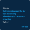 SSF 1093 Elektromekaniska lås för fast montering, SSF 1093