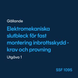 Elektromekaniska slutbleck SSF 1095