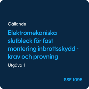 Elektromekaniska slutbleck SSF 1095