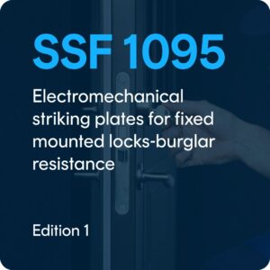 SSF 1095 edition. 1 - Electromechanical striking plates for fixed mounted locks-burglar resistance