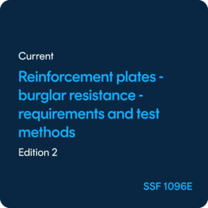 Reinforcement plates burglar resistance – SSF 1096 ed. 2