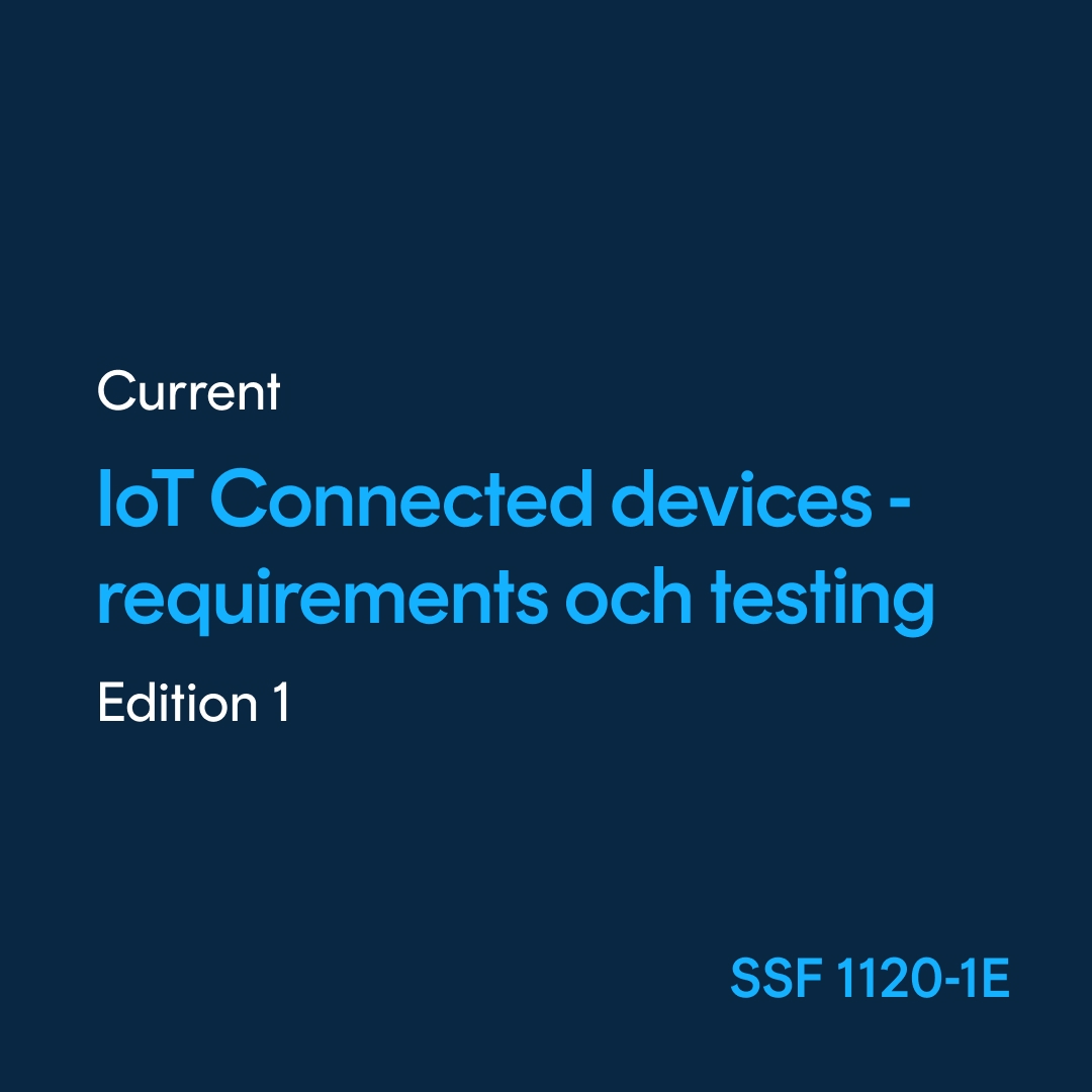 SSF 1120-1E IoT connected devices Requirements and testing - SSF 1120-1 ed. 1