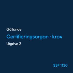 Certifieringsorgan, SSF 1130