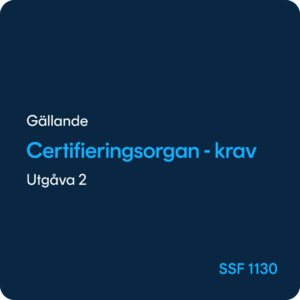 Certifieringsorgan, SSF 1130