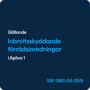 Inbrottsskyddande förrådsinredningar - SSF 1990-06-30/B