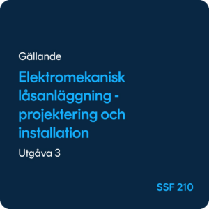 Elektromekanisk låsanläggning, SSF 210