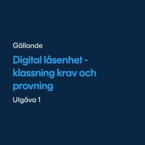 Digital låsenhet, SSF 3523