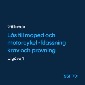 Lås till moped och mc, SSF 701