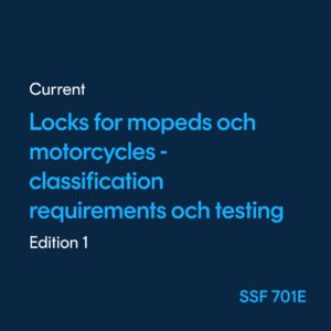 Lås till moped och mc, SSF 701