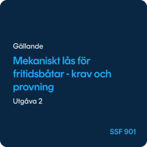 Mekaniska lås för fritidsbåtar, SSF 901