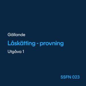 Låskätting, SSFN 023