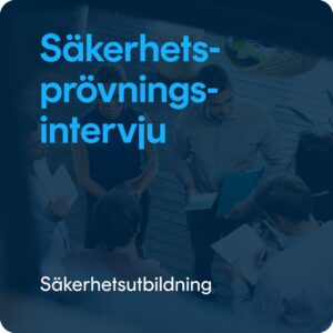 Säkerhetsprövningsintervju