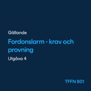 Fordonslarm, TFFN 801