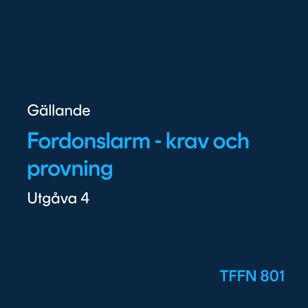 TFFN 801 Fordonslarm, TFFN 801