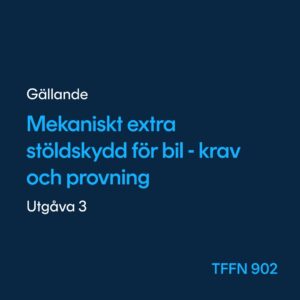 Mekaniskt extra stöldskydd för bil, TFFN 902
