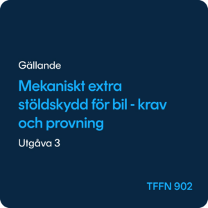 Mekaniskt extra stöldskydd för bil, TFFN 902