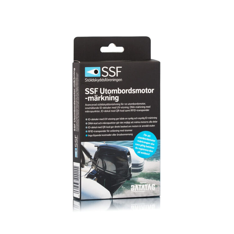 SSF Utombordsmotor-märkning
